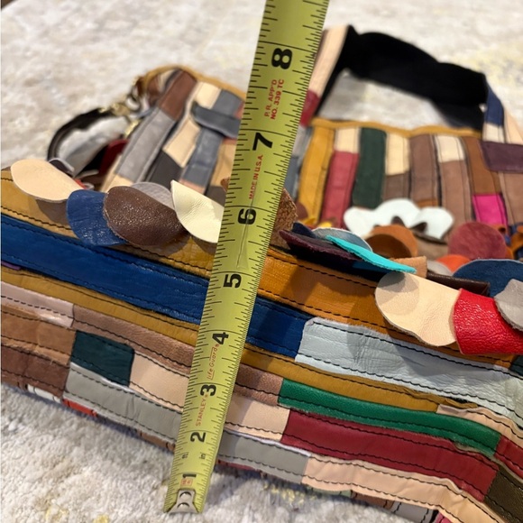 Multicolor Leather Large tote Bag - Picture 8 of 10